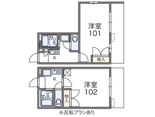 レオパレスサンブライトの物件間取画像